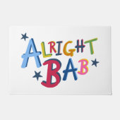 Paillasson Alright Bab Noir Pays Mots (Devant)