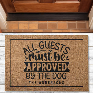 Paillasson Amateur de Chien Personnalisé