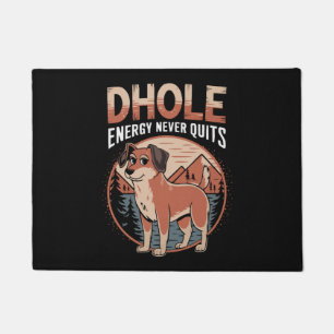 Paillasson Amateur de Dhole Faune Canidé Chien Sauvage Asiati