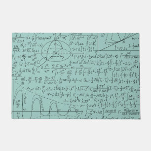 Paillasson Amateurs mathématiques, Formule mathématiques, Gee