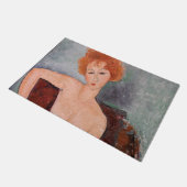 Paillasson Amedeo Modigliani - Robe de soirée pour filles rou (Incliné)