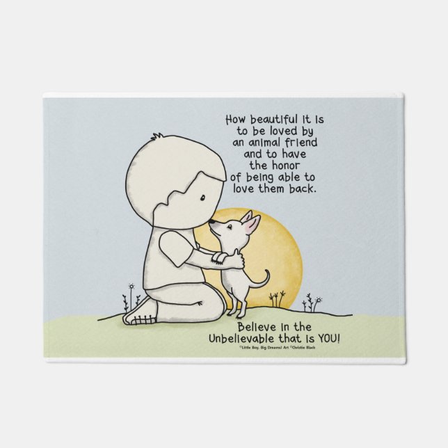 Paillasson Amis animaux (Devant)