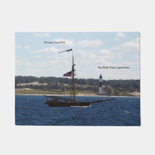 Paillasson Amis Good Will & Big Sable Light porte mat (Devant)
