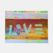 Paillasson Amour Boho de Bohème hippie (Devant)