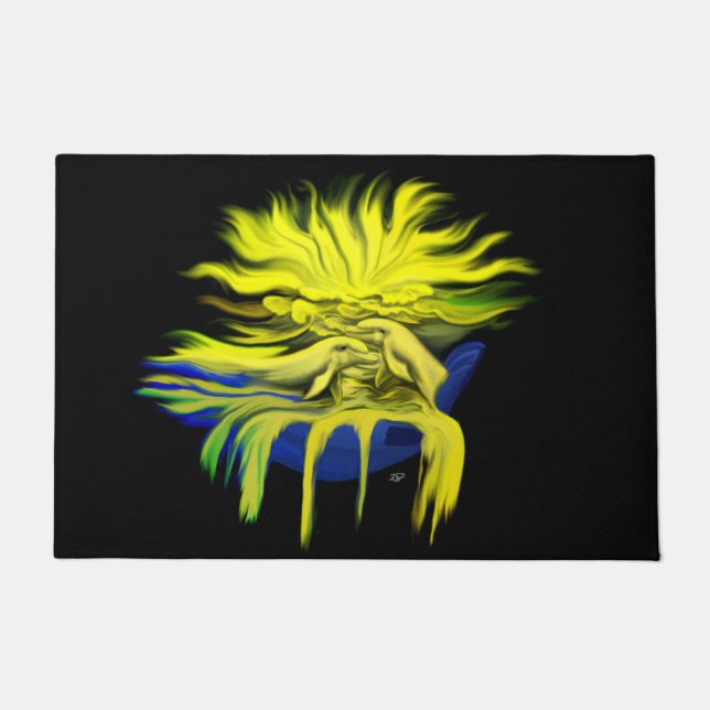 Paillasson Amour dauphin (Devant)