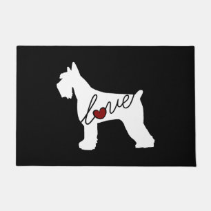 Paillasson Amour de Schnauzer (Schnauzer géant)