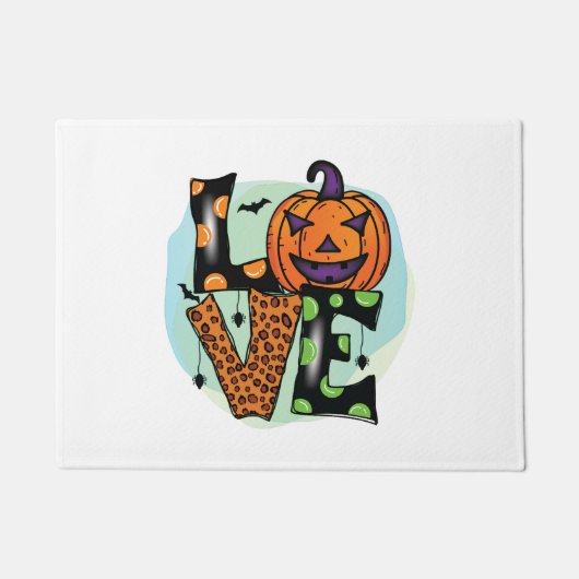Paillasson Amour Halloween, Halloween, Effrayant, Costume (Devant)