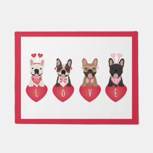 Paillasson Amour Valentine Bulldogs