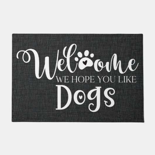 Paillasson Amoureux de les chiens (Devant)