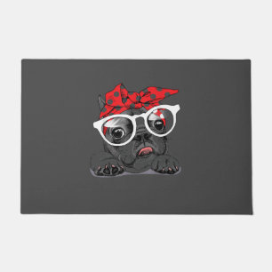 Paillasson Amoureux de les chiens French Bulldog Portrait D