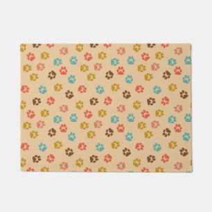 Paillasson Amoureux des animaux couleur Vintage Empreinte de