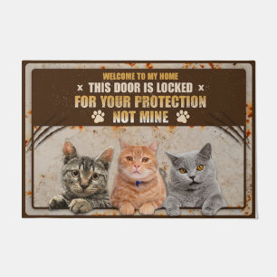 Paillasson Amoureux des chats, Mat d'Accueil de ch
