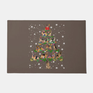 Paillasson Amusant berger allemand décoration d'arbre de Noël