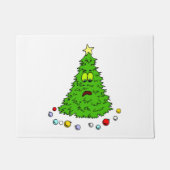 Paillasson Amusant Noël Joke Tree Lost Balls Jours fériés (Devant)