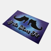 Paillasson Amusante sorcière d'Halloween (Incliné)