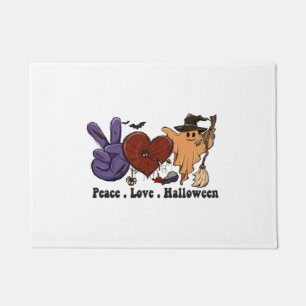 Paillasson Amusants Halloween Dessins Paix Amour Halloween