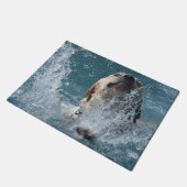 Paillasson Amusement jaune de labrador retriever dans la (Incliné)