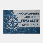 Paillasson An Old Captain And His First Mate Live Here (Devant)