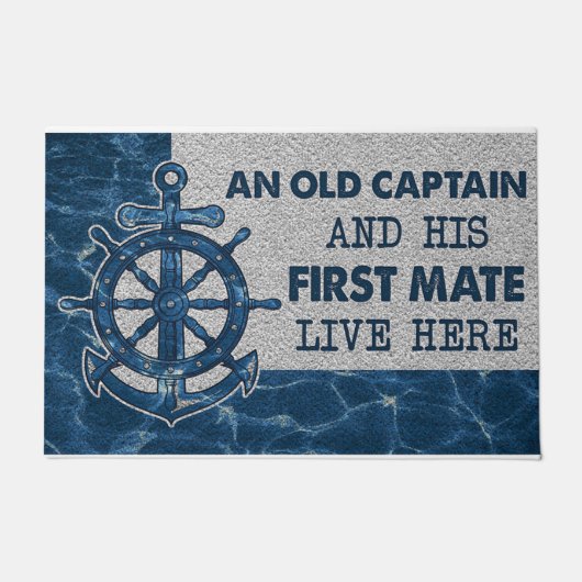Paillasson An Old Captain And His First Mate Live Here (Devant)