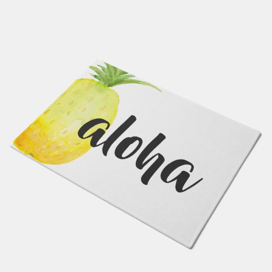 Paillasson Ananas Aloha Matt bienvenu (Incliné)