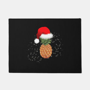 Paillasson Ananas de Noël avec Noël Chapeau Noël Noël