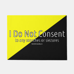 Paillasson Ancap - je ne consens pas natte