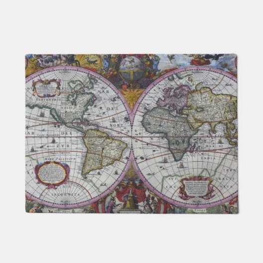 Paillasson Ancient World Map (Devant)