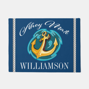 Paillasson Ancre Ahoy Mate