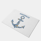 Paillasson Ancre de voilier nautique Phare inhabituel (Incliné)