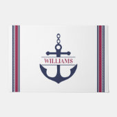 Paillasson Ancre Monogramme Nautique (Devant)