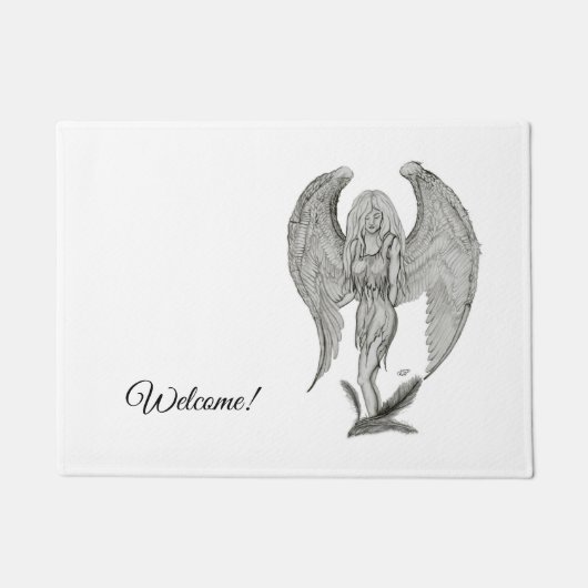 Paillasson Angel, Ajouter votre texte (Devant)