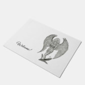 Paillasson Angel, Ajouter votre texte (Incliné)