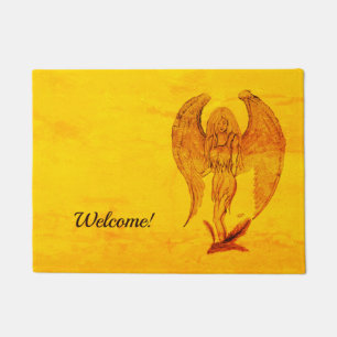 Paillasson Angel en style tatouage