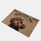 Paillasson Animal de compagnie personnalisé Cavapoo (Incliné)