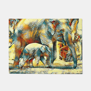 Paillasson AnimalArt_Elephant_002