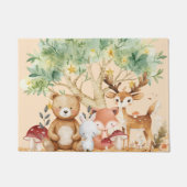 Paillasson Animaux de la forêt des bois de Whimsical (Devant)