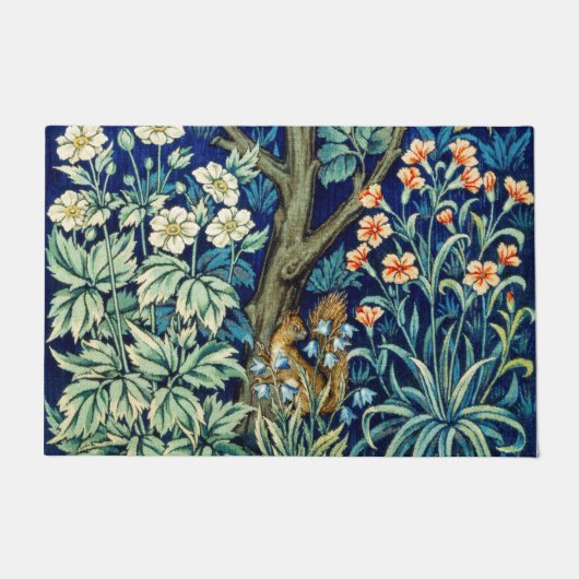 Paillasson Animaux et fleurs, forêt, William Morris (Devant)