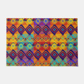 Paillasson Ankara Inspiré Bright Motifs Ethnique Belle (Devant)