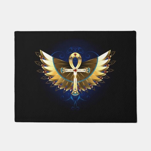 Paillasson Ankh or avec ailes (Devant)