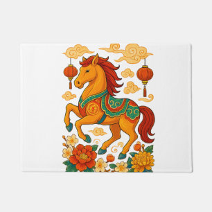 Paillasson année lunaire chinoise cheval