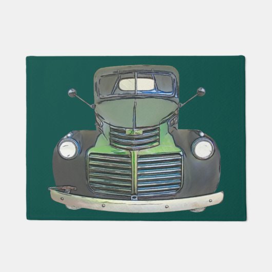 Paillasson Antique 1947 Truck Croquis Porte Mat Rug (Devant)