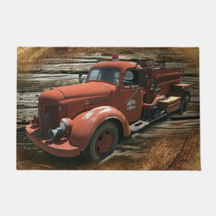 Paillasson Antique Fire Truck Vintage Fire