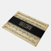 Paillasson Antique Sheet Music Welcome Mat (Incliné)