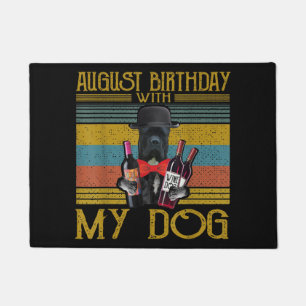 Paillasson Août Anniversaire Avec Mon Canne Corso Chien 2020