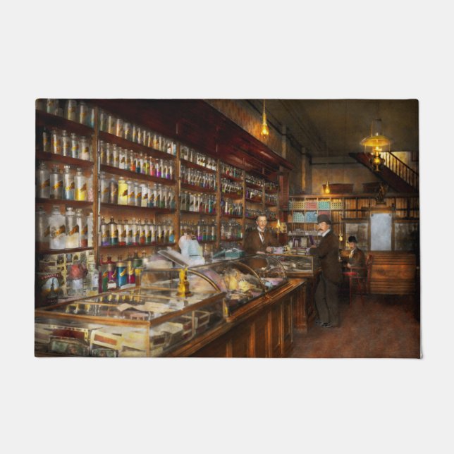 Paillasson Apothecaire - Visite de la chimiste 1913 (Devant)