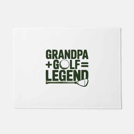 Paillasson Appelle-Moi Grand-Père, Regarde-Moi Golf (Devant)