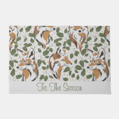 Paillasson Aquarelle Bois Foxines Feuillage C'Est La Saison (Devant)