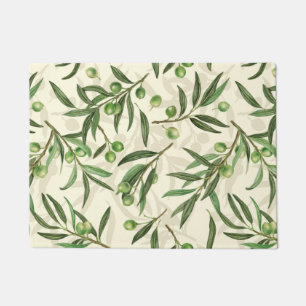 Paillasson Aquarelle des branches d'olive