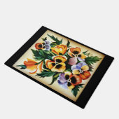 Paillasson Aquarelle exotique Panneaux multicolores (Incliné)