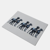 Paillasson Aquarelle Great Danes (Incliné)